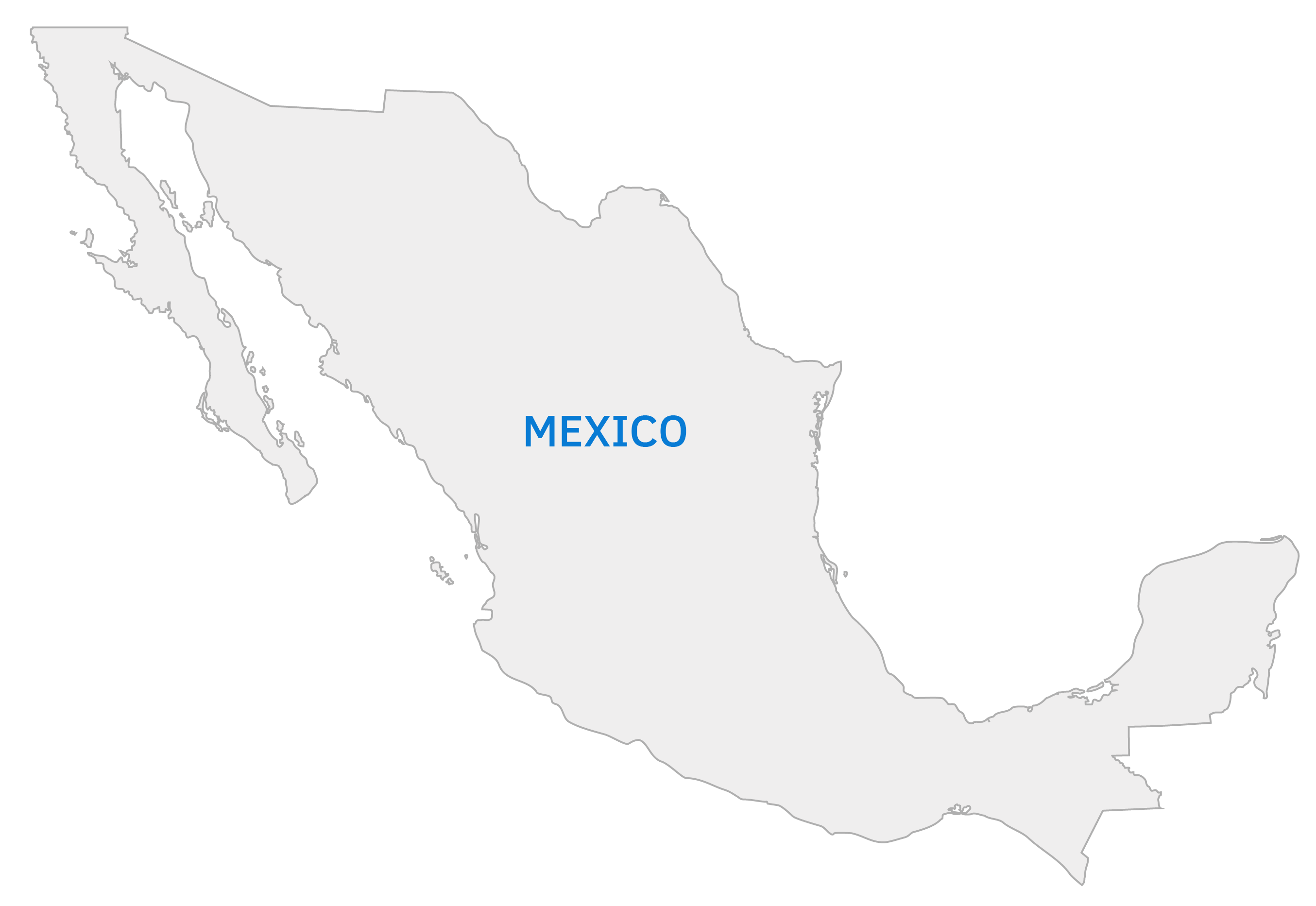 Map of Mexico